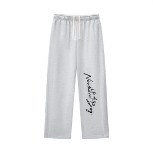 LOANB Contrast-Stitched Fleece Sweatpants