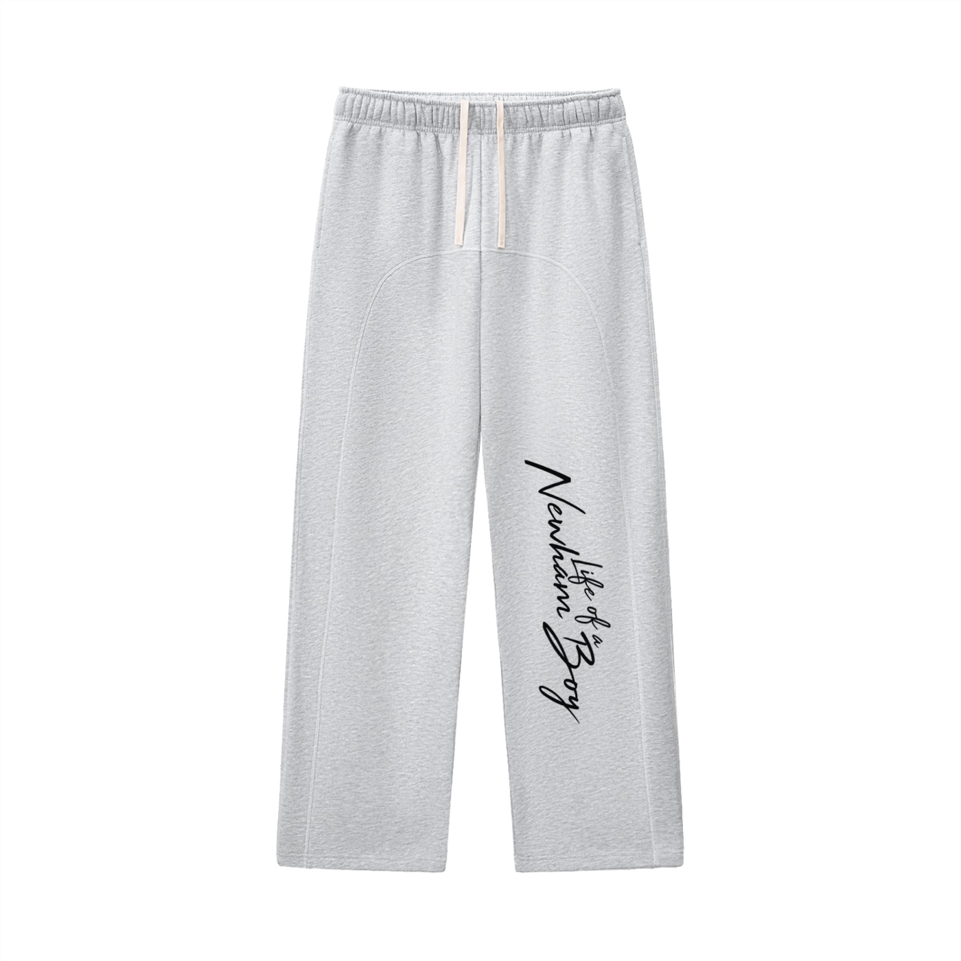 Contrast-Stitched Fleece Sweatpants